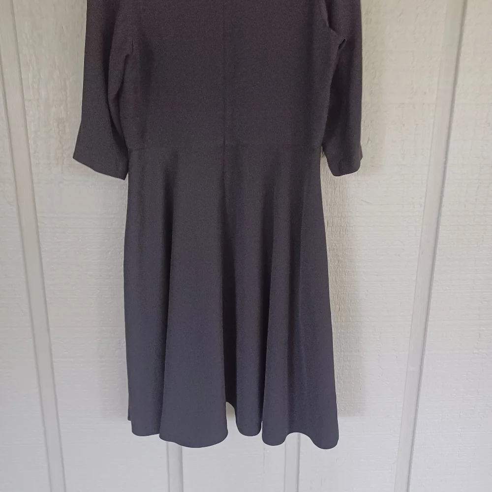 InLove By Marina Bulatkina Audrey Dress Plus Size 16 Women Black Pockets A line
